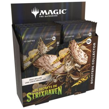 Box mit 12 Boostern – Sammleredition: Die Geheimnisse von Strixhaven – Magic: The Gathering – FR