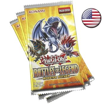 Schachtel mit 24 Boostern – Battles of Legend: Monster Mayhem – BLMM – Yu-Gi-Oh! – USA