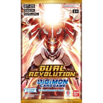 Box mit 24 Boostern – Dual Revolution [BT25] – Digimon-Kartenspiel – EN