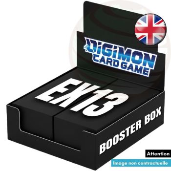 Box mit 24 Boostern – EX13: Chivalrous XIII EX-13 – Digimon-Kartenspiel – EN