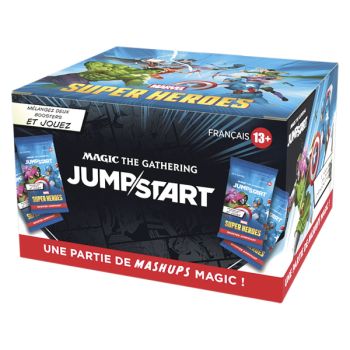 Box mit 24 Jumpstart Boostern – Marvel Superhelden – Magic: The Gathering – FR