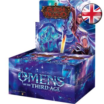 photo Box mit 24 Boostern – Omens of the Third Age – Flesh & Blood – FAB – EN