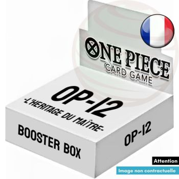 Schachtel mit 24 Boostern – OP12 „Das Vermächtnis des Meisters“ – One Piece CG – OP-12 – FR
