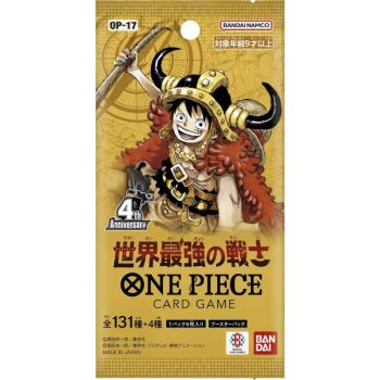 Box mit 24 Boostern – OP17: Die stärksten Krieger der Welt – One Piece CG – Japanisch