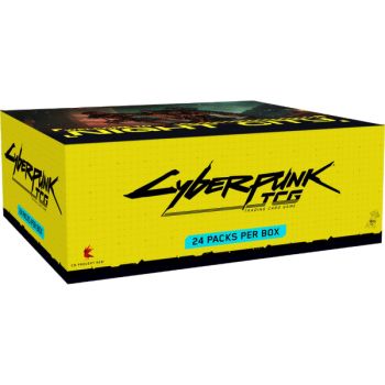 Box mit 24 Set-Boostern – Willkommen in Night City – Cyberpunk TCG – Französisch