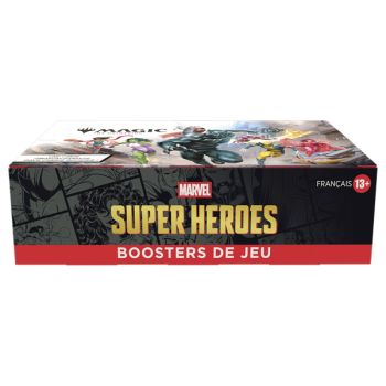 Box mit 30 Spielboostern – Marvel Superhelden – Magic: The Gathering – FR