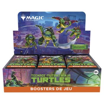Box mit 30 Spielboostern – Teenage Mutant Ninja Turtles – Magic: The Gathering – FR