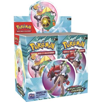 Box mit 36 Boostern – Scharlachrot und Violett – Adventure Together [SV9][EV09] – Pokémon – FR