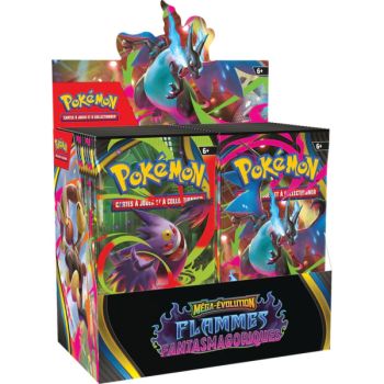 photo Box mit 36 Boostern – Mega-Entwicklung: Phantasmal Flames [ME02][PFL] – Pokémon – FR