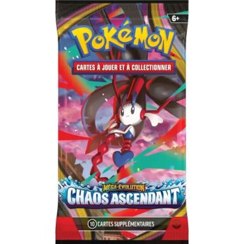 Bundle 6 Booster – Mega-Evolution: Chaos Ascendant [ME04][CRI] – Pokémon – FR