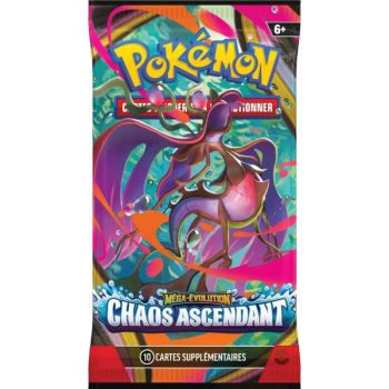 Bundle 6 Booster – Mega-Evolution: Chaos Ascendant [ME04][CRI] – Pokémon – FR