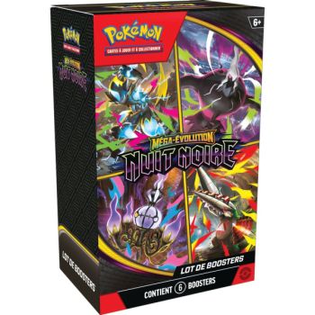 Bundle 6 Booster – Mega-Entwicklung: Dunkle Nacht [ME05][PBL] – Pokémon – FR