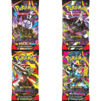 Bundle 6 Booster – Mega-Entwicklung: Dunkle Nacht [ME05][PBL] – Pokémon – FR