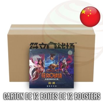 Item Box mit 12 Jumbo-Boostern – Set 1 Origins – Riftbound League of Legends TCG – Chinesisch