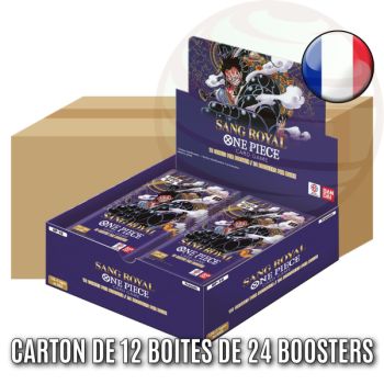 photo Schachtel mit 12 Schachteln mit je 24 Boostern – OP10 „Royal Blood“ – One Piece CG – FR