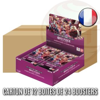 photo Schachtel mit 12 Schachteln mit je 24 Boostern – OP11: Blitzschnelle Fäuste – One Piece CG – OP-11 – FR