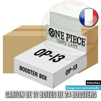photo Schachtel mit 12 Schachteln mit je 24 Boostern – OP13 „Nachfolger“ – One Piece CG – OP-13 – FR