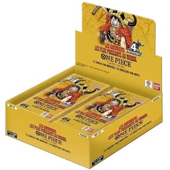 Karton mit 12 Schachteln à 24 Boosterpacks – OP17: Die stärksten Krieger der Welt – One Piece CG – OP-17 – FR