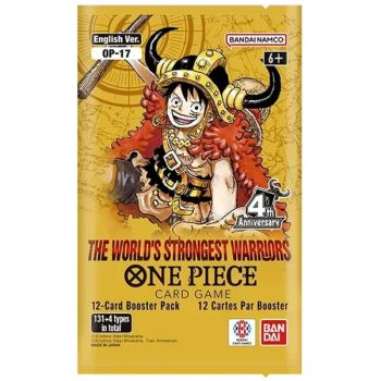 Box mit 12 Boxen à 24 Boostern – OP17: Die stärksten Krieger der Welt – One Piece CG – OP-17 – EN