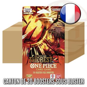 photo Schachtel mit 20 Blister-Boostern – PRB02 „The Best“ Vol. 2 – One Piece CG – FR