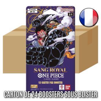 photo Schachtel mit 24 Blister-Boostern – OP10 „Royal Blood“ – One Piece CG – FR 🇫🇷
