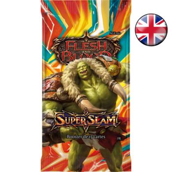 Schachtel mit 4 Schachteln mit je 24 Boostern – Super Slam – Flesh & Blood – FAB – EN