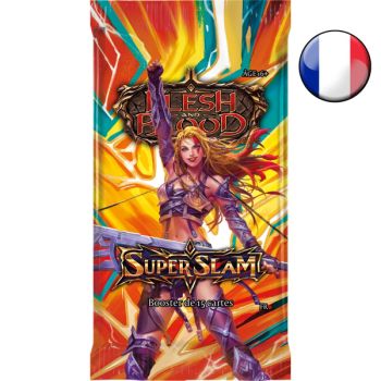 Schachtel mit 4 Schachteln mit je 24 Boostern – Super Slam – Flesh & Blood – FAB – FR