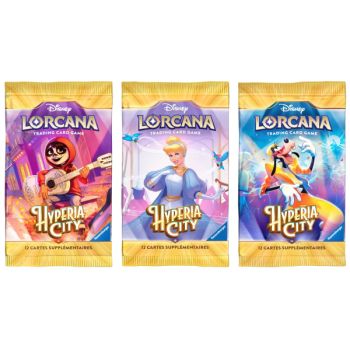 Box mit 4 Boosterpacks – Kapitel 14: Hyperia City – Disney Lorcana – Set 14 – FR