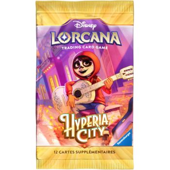 Box mit 4 Schatztruhen-Packs – Der Schatz der Erleuchter – Kapitel 14: Hyperia City – Disney Lorcana – Set 14 – FR