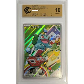 [CCC 10 – Perfekt] – Bewertete Karte – Bisasam/Schiggy/Glumanda MEP 037/38/39 – Promo – 2026 – Pokémon – Französisch