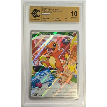 [CCC 10 – Perfekt] – Bewertete Karte – Bisasam/Schiggy/Glumanda MEP 037/38/39 – Promo – 2026 – Pokémon – Französisch