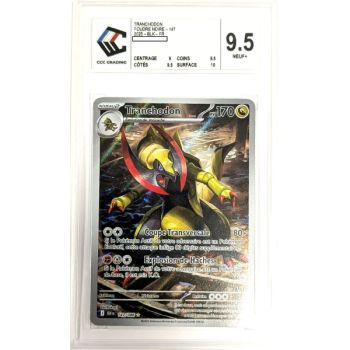 [CCC 9.5 - Neun+] - Bewertete Karte - Haxorus 147/086 - Scarlet & Purple: Black Lightning - 2025 - Pokémon - Französisch
