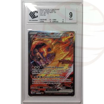 [CCC 9 - Neu] - Bewertete Karte - Moltres ex von Team Rocket 229/182 - E&V Destiny Rivalries Promo - 2025 - Pokémon - Französisch