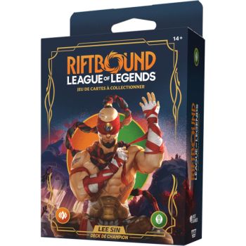 Champion-Deck – Ursprünge: Lee Sin – Riftbound League of Legends TCG – Französisch