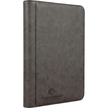 WiseGuard Zip-Sammelalbum für bewertete Karten – 32 Karten – 4-Taschen-Sammelalbum – Treasurewise