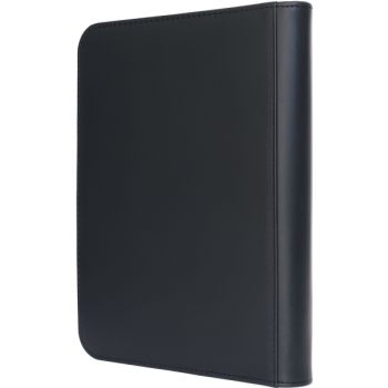 Premium-Toploader-Sammelalbum in Schwarz – 144 Karten – 4-Taschen-Reißverschluss-Sammelalbum – Newave Collectibles