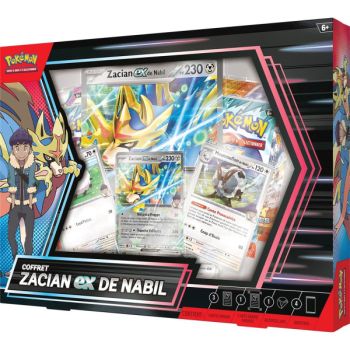 Box 4 Booster – Nabils Zacian-ex – Pokémon – FR 🇫🇷
