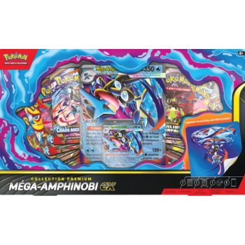 8-Booster-Pack – Premium-Kollektion: Mega-Greninja ex – Pokémon – FR