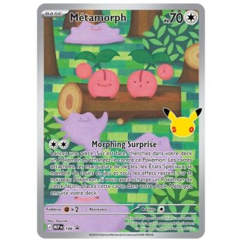 8-Booster-Pack – Premium-Kollektion: Metamorph – 30. Jubiläum [ME05.5][30C] – Pokémon – FR