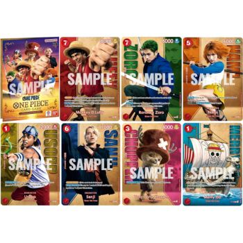 Box – Premium-Kartensammlung – Live-Action Vol. 2: Strohhutbande – One Piece Kartenspiel – Englisch