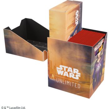 Deckbox – Soft Crate: Padmé/Palpatine – Star Wars: Unlimited – Gamegenic