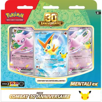 Kampfdeck – 30. Jubiläum: Espeon ex – Pokémon – 30 Jahre – FR