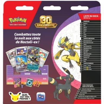 Kampfdeck – 30. Jubiläum: Nachtara ex – Pokémon – 30 Jahre – FR