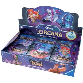 Disney Lorcana – Box mit 24 Boosterpackungen – Kapitel 4 – Ursula kehrt zurück – FR