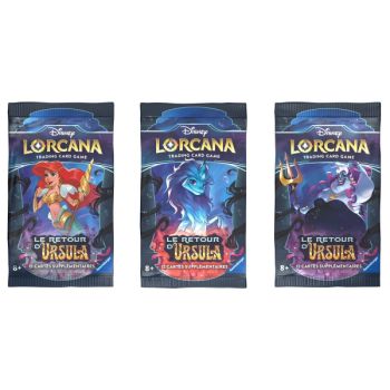 Disney Lorcana – Box mit 24 Boosterpackungen – Kapitel 4 – Ursula kehrt zurück – FR