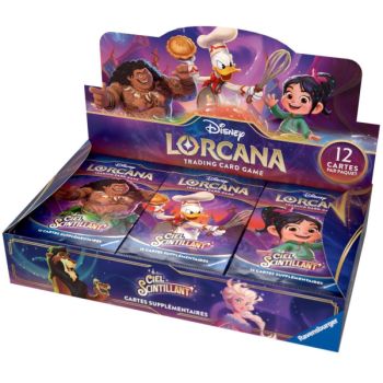 Disney Lorcana – Box mit 24 Boosterpackungen – Kapitel 5 – Shimmering Sky (1. Druck) – FR