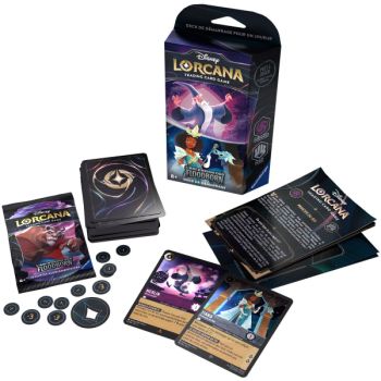 Disney Lorcana – Starter Deck – Set 2 Rise of the Floodborn – Merlin / Tiana FR