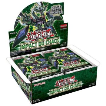 Yu-Gi-Oh! anzeigen - Box mit 24 Chaos Impact Boostern – FR