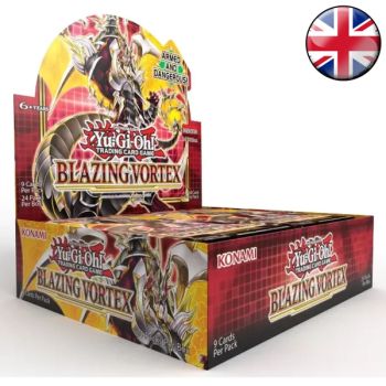 Yu-Gi-Oh! anzeigen - Anzeige von 24 Blazing Vortex-Boostern – Englisch