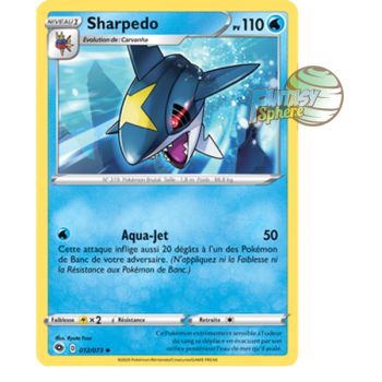 Item Sharpedo – Rückseite 12/73 – Schwertschild 3.5 Der Weg des Meisters